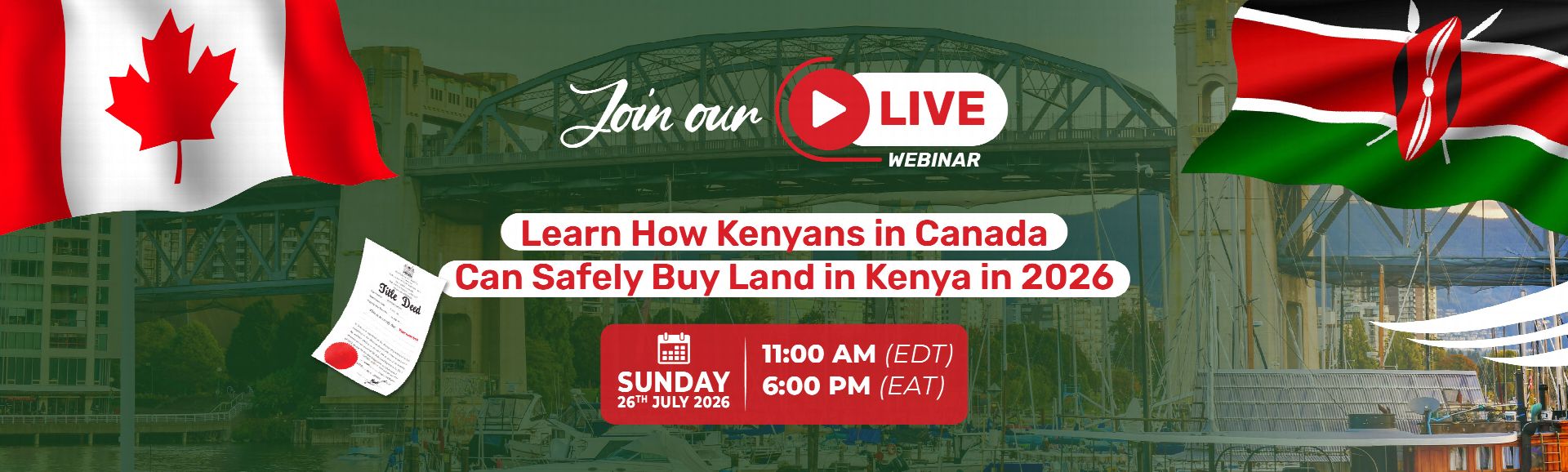 Why More Kenyans in Canada Are Investing in Land in Kenya in 2026