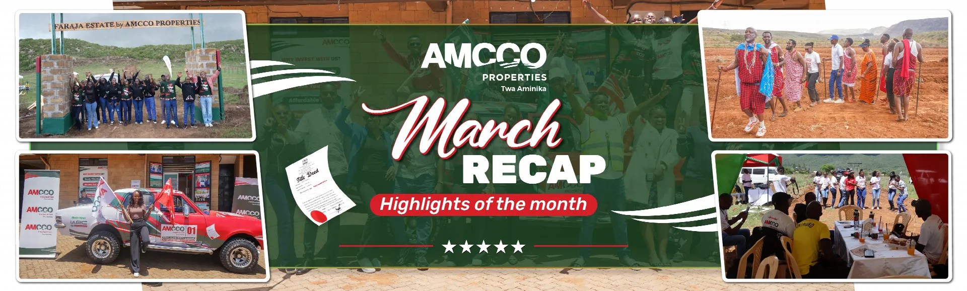 March 2026: Faraja launched, Ngong Breeze sold out, and 36 families got their title deeds