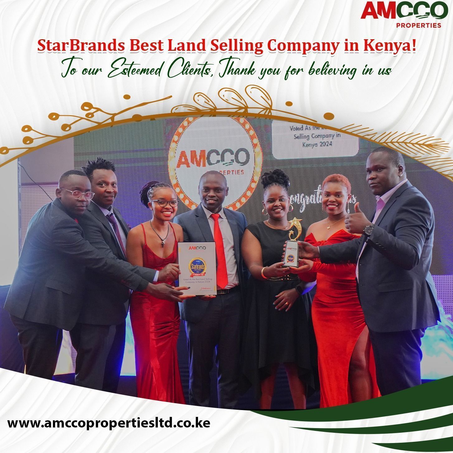 A Triple Win for AMCCO Properties at Starbrands Awards