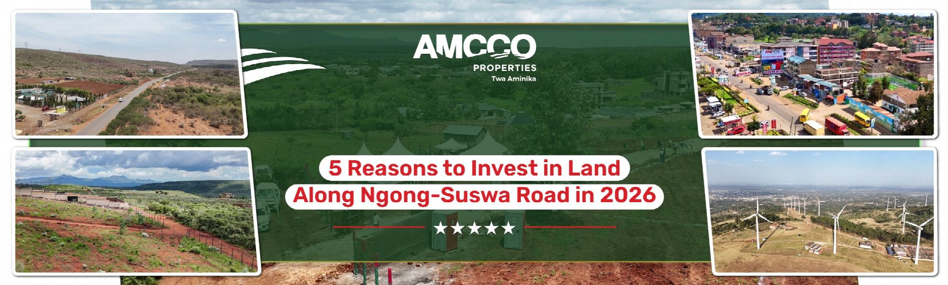 Reasons to Invest in Land Along Ngong-Suswa Road in 2026