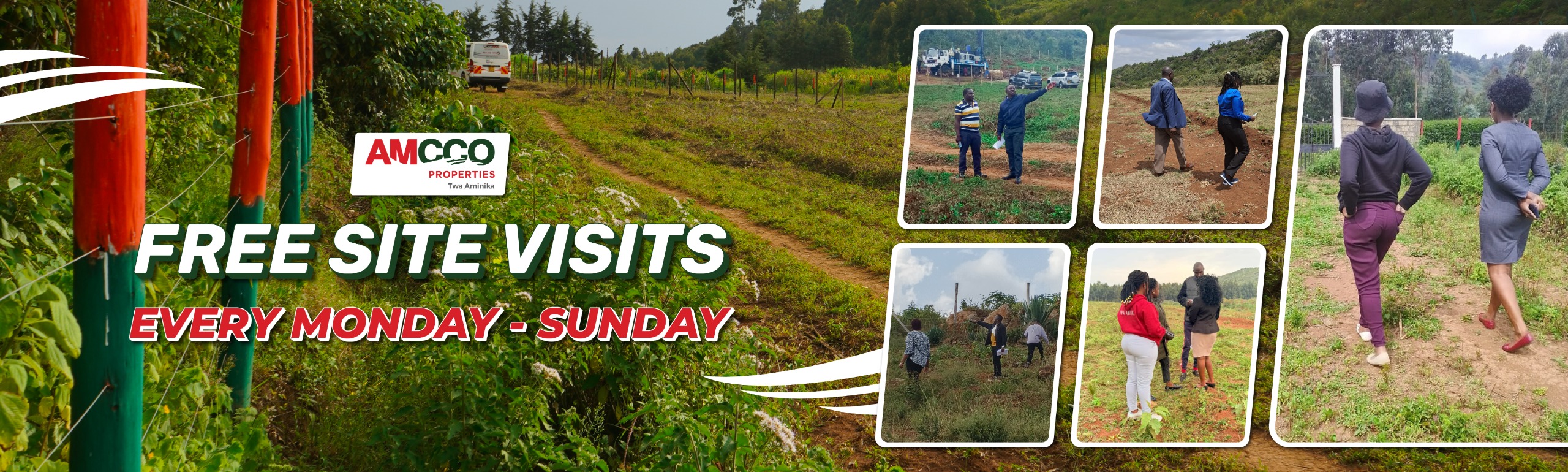 We have FREE daily site visits from 8am to 5pm. Book one today