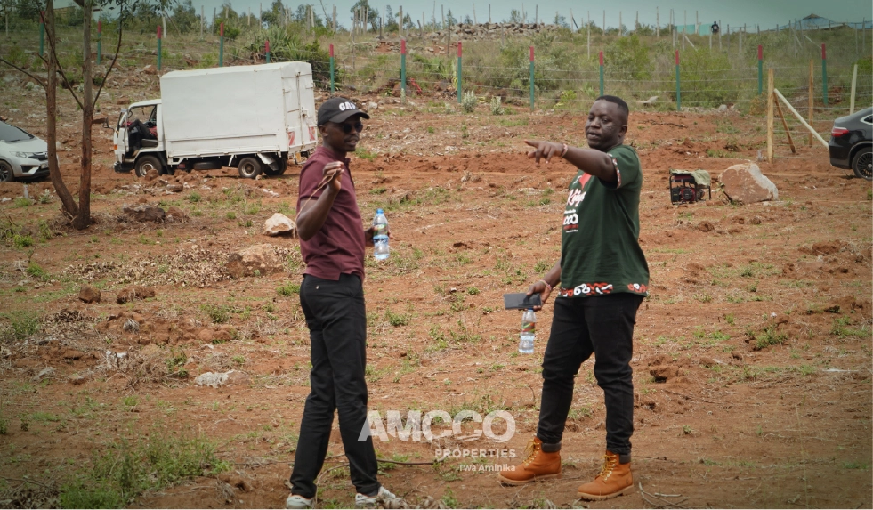 Kamangu Phase 5 launch Client being shown around the project