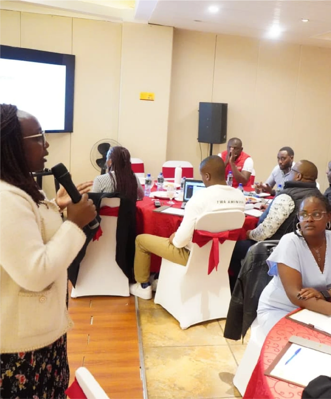 MDs breakfast at the swiss Lenana