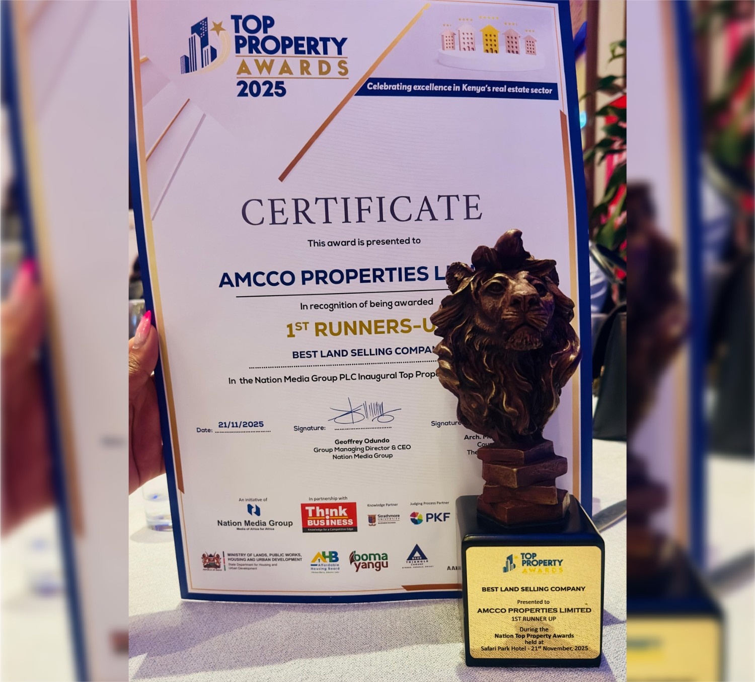 Amcco emerges Best Land selling company