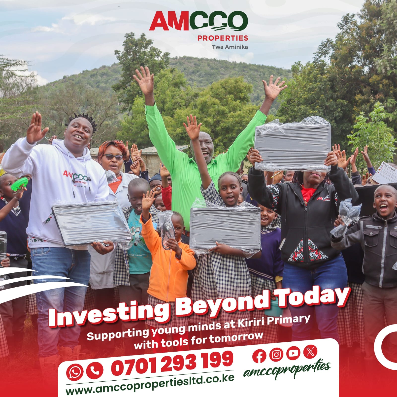 AMCCO Properties Donates Computers to Kiriri Primary School — Digital Skills for Kenya's Next Generation