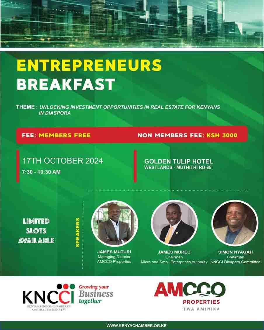 AMCCO and KNCCI Empower Kenyans Abroad.