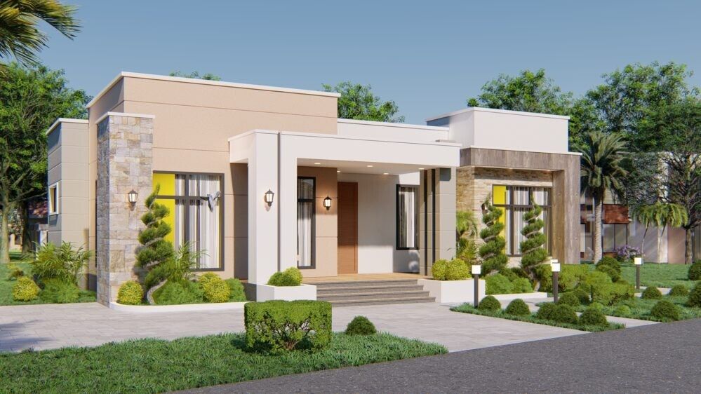  What is the financial requirement for building a 3-bedroom bungalow in Kenya?